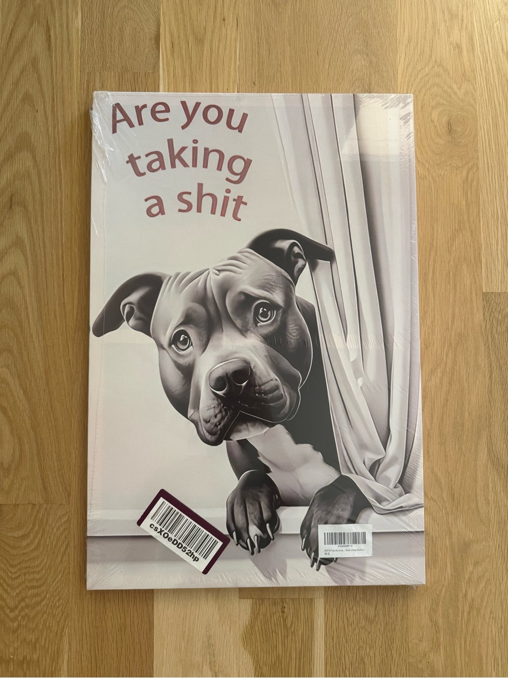 Funny Dog Bathroom Wall Art
